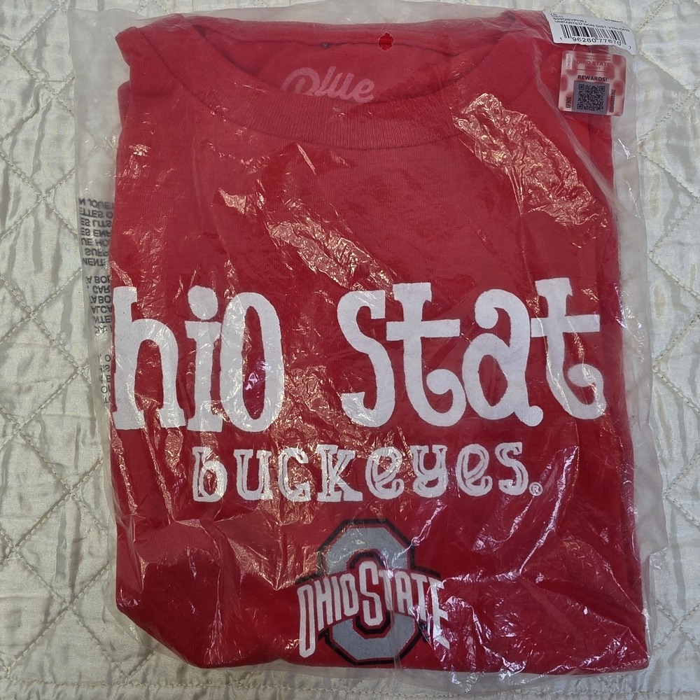 New‎ Blue 84 Ohio State Buckeyes Kids T Shirt Girl Power Youth Large